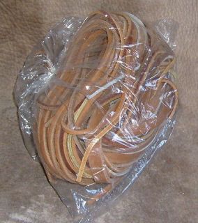 Leather Strings Repair Bundle For Saddle And Tack.   Black only 