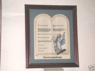 ten commandments plaques