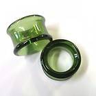 inch 26mm Tea Green Tunnels Eyelet Glass pyrex plugs