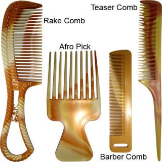   Hairdressing Barber Hair Combs Rake Teasing Comb Afro Pick Brushes