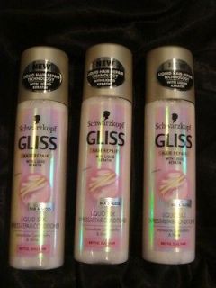   GLISS Liquid Silk LEAVE IN Hair Conditioner SPRAY with KERATIN