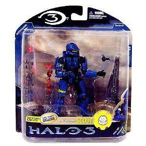 HALO 3 Blue Spartan action figures