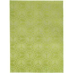 lime green rug 5x7