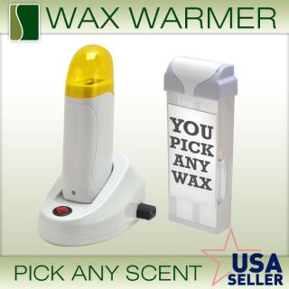   WAX Roll On Waxing Warmer Depilatory Hot Cartridge Roller Hair Heater