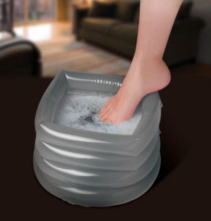 Foot Spa Inflatable Portable Foot Bath + Hand Air Pump