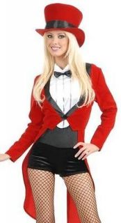 Sexy Circus Lady Ring Master Halloween Costume XS
