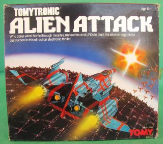 Tomy Tomytronic Alien Attack Made In Singapore New