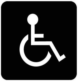   Access Sticker Vinyl Decal Choose a Color Disability Handicap