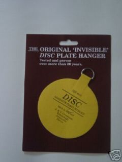 PACK OF 10 Stick on plate hangers,self adhesive disc 100mm