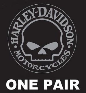 HARLEY DAVIDSON WILLIE G SKULL DECAL **ONE PAIR** MADE IN USA