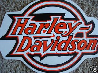New Harley Davidson Large Circle Logo Window Decal Sticker