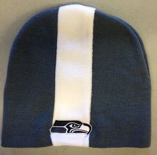   Seahawks Knit Beanie Toque Winter Hat Skull Cap NEW NFL   SKUNK