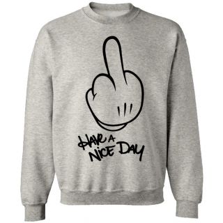 DRAKE YMCMB MICKEY MOUSE HANDS HAVE A NICE DAY TSHIRT SWEATER GOLDIE 