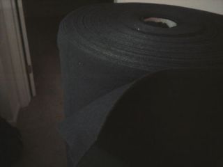 48 x 15 feet Black Automotive RV Speaker Box Trunk Carpet Headliner