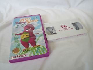   Songs Home video VHS 55 minute movie 23 songs Sterio BJ Baby Bop