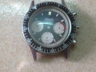 NIVADA VINTAGE CASE FOR VALJOUX 72 MOVEMENT CHRONOGRAPH FOR PARTS