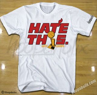 New Miami Heat Hate This Championship T shirt Limited lebron james 