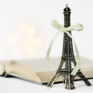 Paris Eiffel Tower Antiqued Model Bronze Tone Alloy Decoration 15*6 
