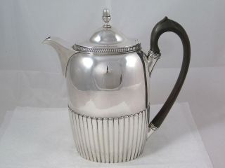 Superb Georgian Sterling Silver Coffee Pot by John Edwards of London 