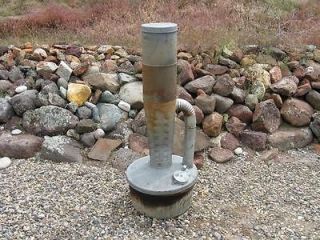Smudge pot kerosene diesel heater, orchard, crop, return pipe heater