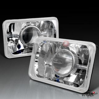 PROJECTOR CHROME SEALED BEAM HEADLIGHT ASSY LEFT+RIGHT (Fits: 3000GT)