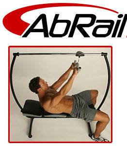 AB RAIL SPORT EXERCISER ABDOMINAL EXERCISE ABRAIL BENCH SYSTEM AS SEEN 