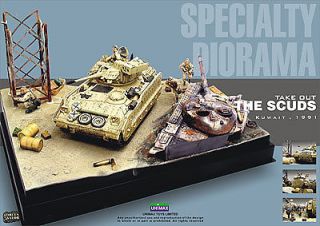 32 Forces of Valor M2A2 Bradley IFV Diorama Take out Scuds