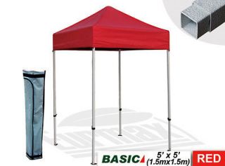   Basic 5x5 Ez Pop Up Commercial Canopy Party Sports Shelter Fair Tent