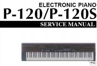 Yamaha Service Manual for P120 / P120S Electronic Piano