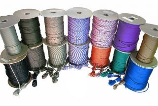 USA 550 Paracord Mil Spec Type III Parachute Cord Seven Strand 