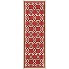   Red Indoor/Outdoor Polypropylene Carpet Rug 2 4 x 6 7 Runner