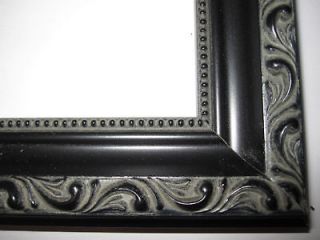 Black Victorian Ornate Wood Picture Frames Custom Made Panoramic Sizes