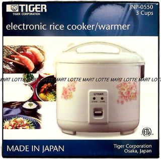TIGER JAPAN ELECTRONIC RICE COOKER WARMER JNP 0550 3 CUP