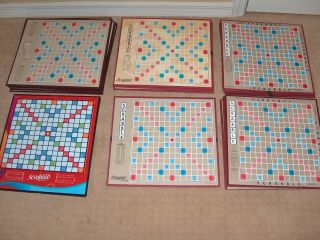 New and Vintage Scrabble Game Boards   all in VERY GOOD CONDITION FREE 