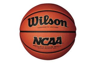 WILSON NCAA OFFICIAL SIZE GAME BALL BASKETBALL NEW COMPOSITE LEATHER