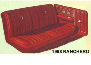 1970 Ford Ranchero Seat Cover Upholstery Bucket / Bench