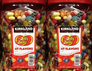 Jelly Belly Beans 49 Flavors Original Gourmet Bean Candy Huge 4Lb 