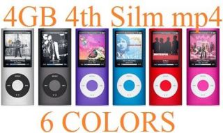4GB Generic 4th Generation Slim  Mp4 Player with FM