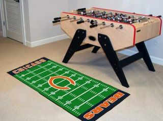   NFL 29 x 72 Football Field Runner Area Rug Floor Mat by Fan Mats
