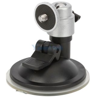 Mini Camera Camcorder Suction Mount Tripod Holder Car Wind Screen 