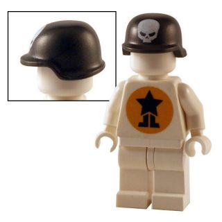Military Helmet   Skull Print   Gear for Lego Figures