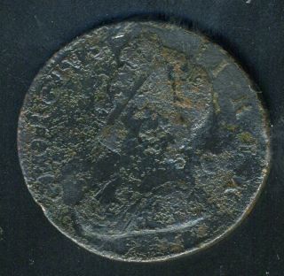GREAT BRITAIN HALF PENNY 1734 KING GEORGE II COIN AS SHOWN