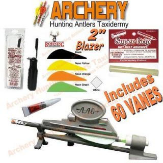 ARCHERY Arrow FLETCHING JIG Tools BOHNING BLAZER VANES