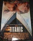 TITANIC Movie Poster, Kate Winslet, Leonardo DiCaprio, James Cameron