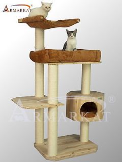   61 High Armarkat Solid Wood Cat Tree Furniture S6107, Promotion