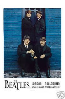   Beatles * London Palladium * Command Performance Concert Poster 1964