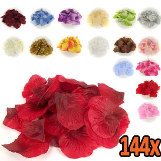   144 2 TONED Artificial Silk Rose Flower Petals Fake Confetti NOT 100