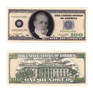 One Hundred Dollar Bill Notes 2 for $1.25 gift money