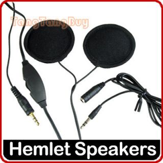 Motorcycle Helmet Stereo Sports Earphones for  Volume Control 