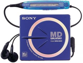   Net MD Walkman MZ S1 Portable Minidisc Recorder Player MZ S1, i86A